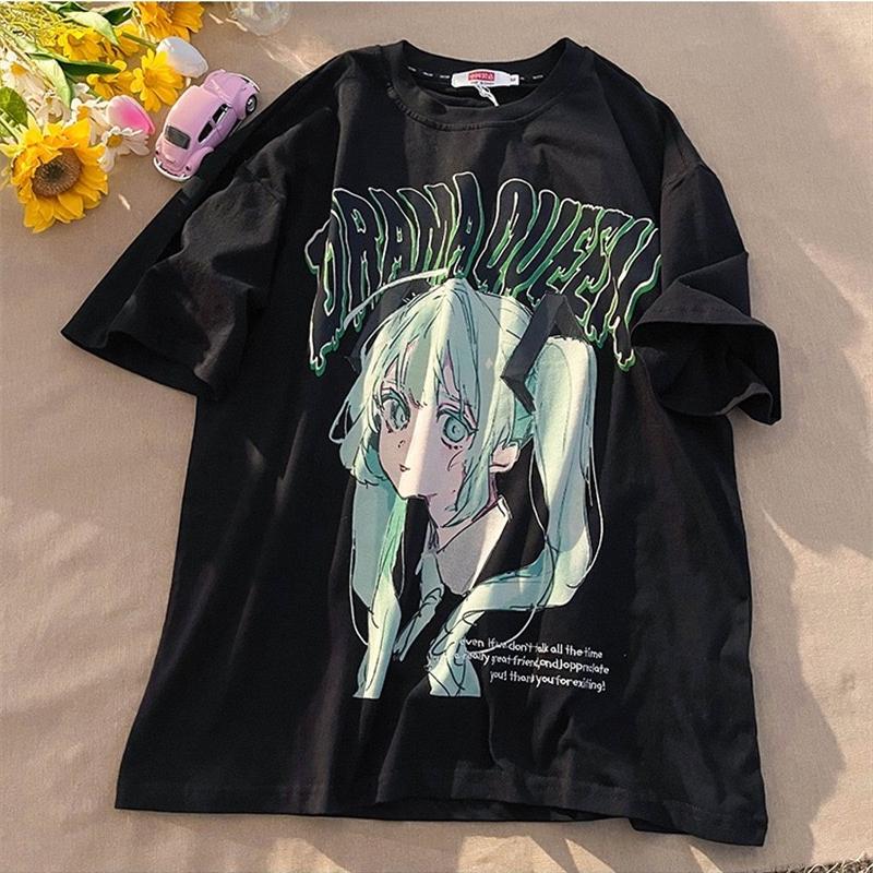 Фея японского аниме женская футболка летняя футболка с коротким рукавом Harajuku Kawaii уличная модная женская блузка одежда топ