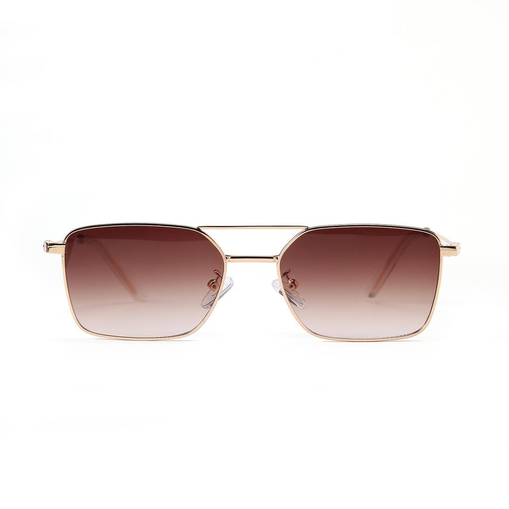 Очки 30010 Летняя оправа Marine Sheet Square Double Beam Солнцезащитные очки, разноцветные плоские стекла