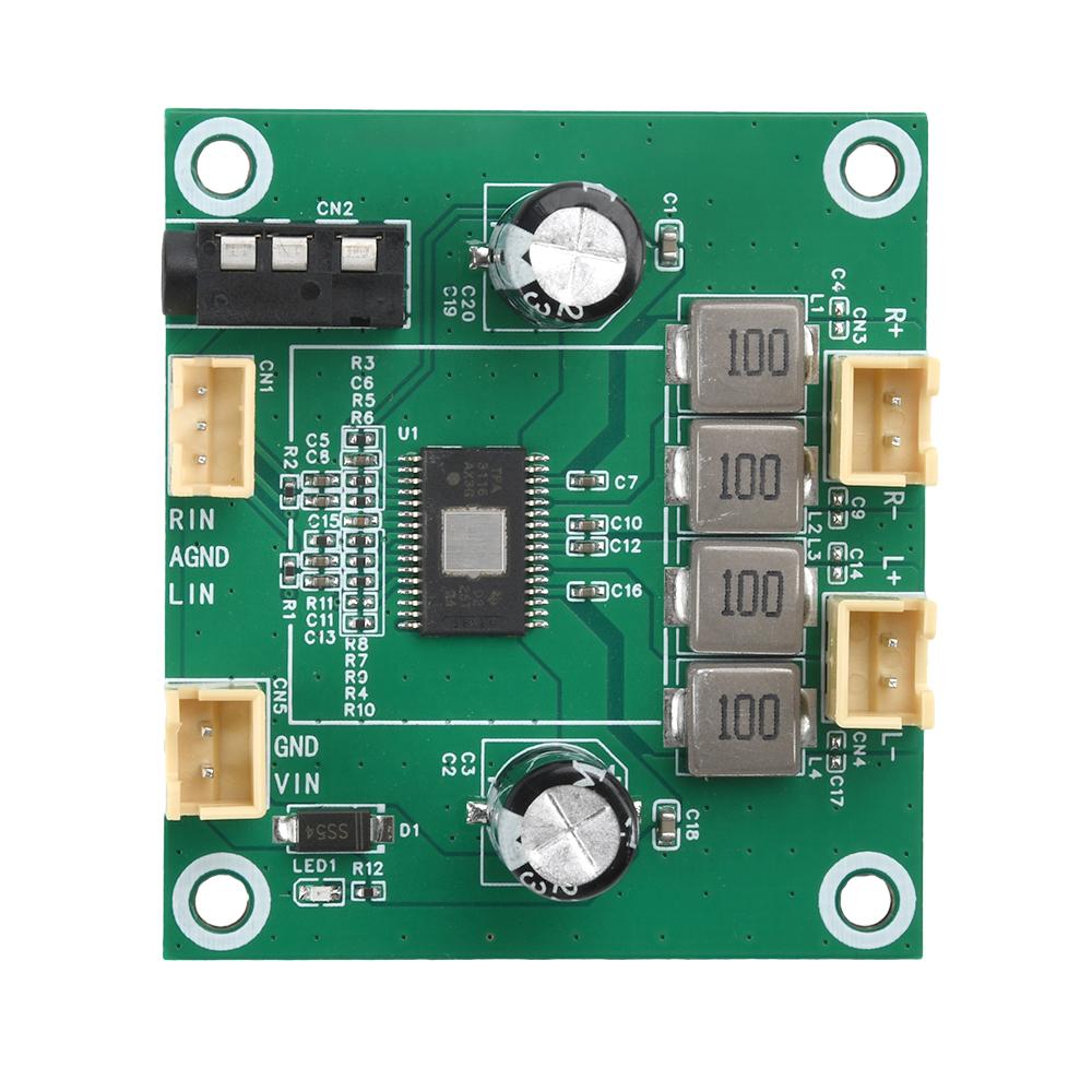 TPA3116 DC 5V-26V 2.0-канальная цифровая стерео плата усилителя мощности звука класса D 50 Вт+50 Вт стерео динамик цифровой модуль