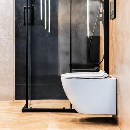 Interno soft-close toilet seat white