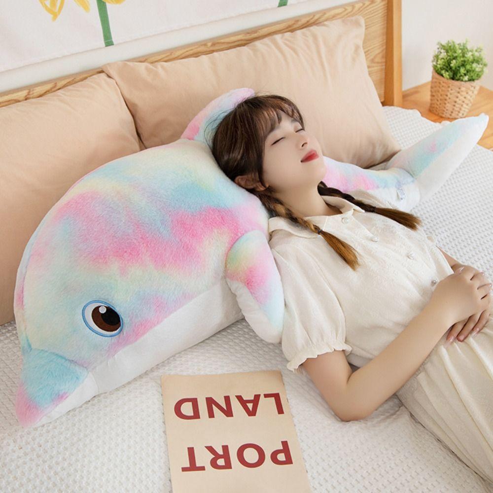 Soft Shark Stuffed Toy Cartoon Shark Large Plush Dolphin Toys Stuffed Sea Animal  Boys and Girls