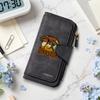 Vintage Dinosaur Print Long Wallet Fashion Casual Multi Card Slot Purse