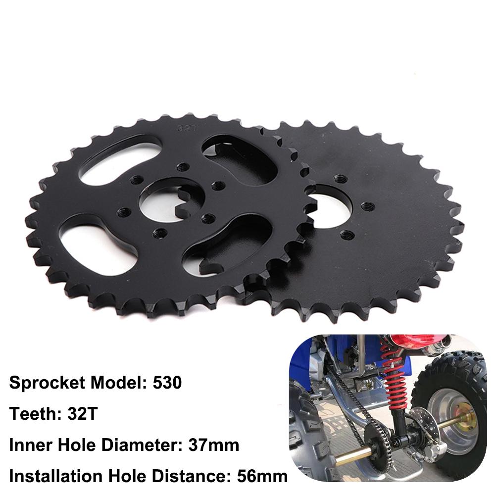 530 Chain 32 Tooth Rear Sprocket Gear For Chinese TAOTAO SUNL Roketa JCL NST 125cc 150cc 200cc 250cc ATV Quad