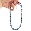 Wind Autumn and Winter Retro Romantic Planet Natural Lapis Lazuli Collarbone Chain Necklace