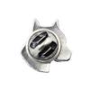American Staffordshire Terrier, Amstaff I  - Silver-plated dog brooch, elegant pin, jacket lapel decoration by Art-Dog brand