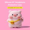 Cute Cartoon Wireless BT Earbuds Protective Case Headphone Storage Case Soft Silicone Shell