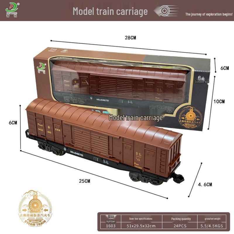 Набор ретро-паровоза - Электрическая игрушка для детей