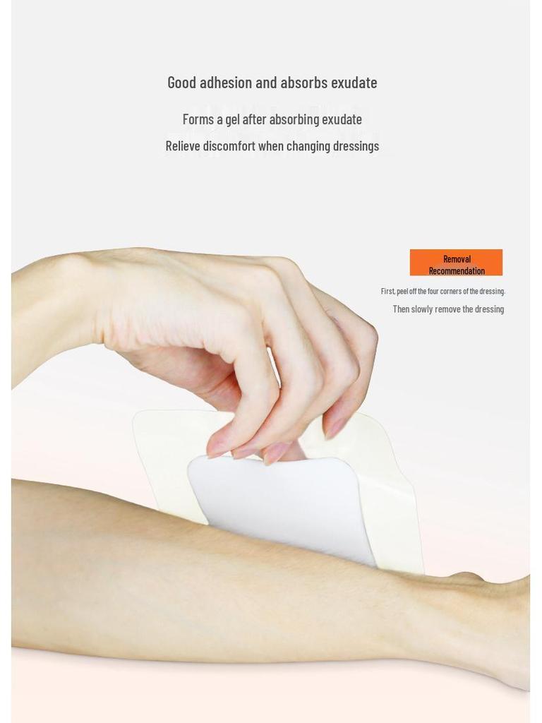 Гидроколлоидный пластырь Tuoneng против пролежней для крестцово-копчиковой области пожилых