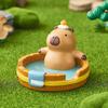Crocodile Capybara Phone Holder Animal Figurines Desk Decor Capybara Mobole Phone Stand Cartoon Creative Capybara Model Toy