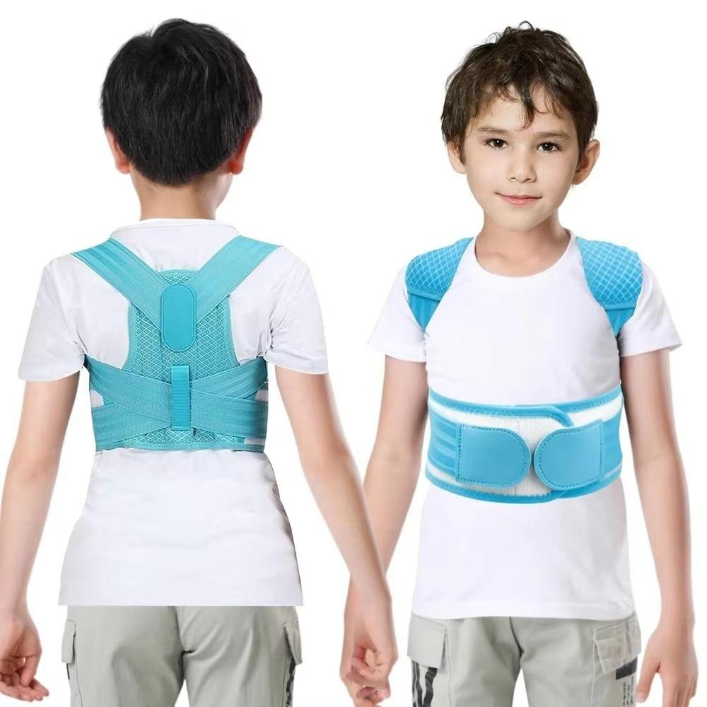 Polyester Back Posture Corrector Adjustable Back Brace Posture Corrector Upper Back Brace  Office