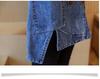 2024 Women's Versatile Slim Korean Denim Windbreaker - Loose Mid-Length for Spring & Autumn