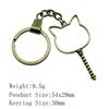 Valentine's Day Personalized Keychain Cat Dog Rabbit Keychains Home Garden Men's Keychain