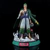 One Piece Ророноа Зоро Фэнтези Стиль Трех Мечей Страна Вано Кимоно Большой Размер Фигурка Действия Настольное Украшение Для Любителей Аниме