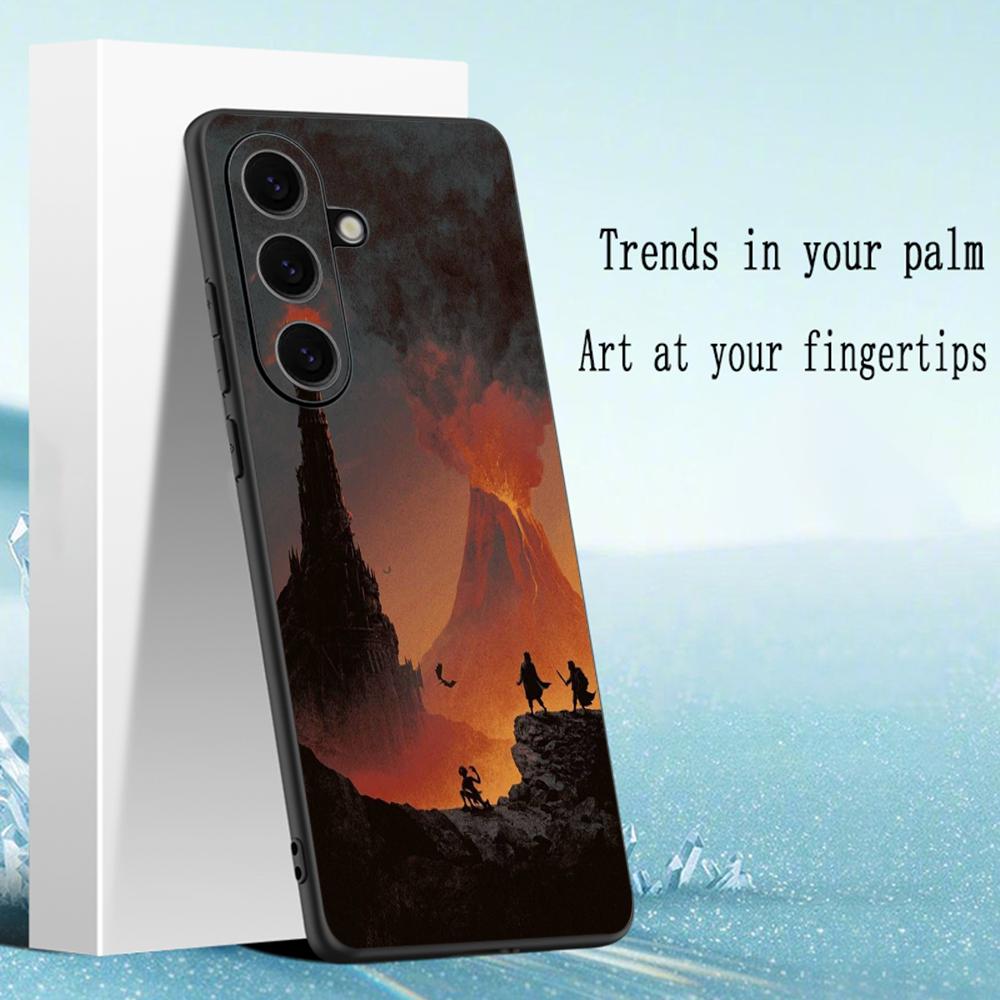 Lord Rings Rohirrim cool ins Phone Case For Samsung Galaxy S25 S24 S23 S22 S21 S20 Plus Ultra Note20 Soft Black