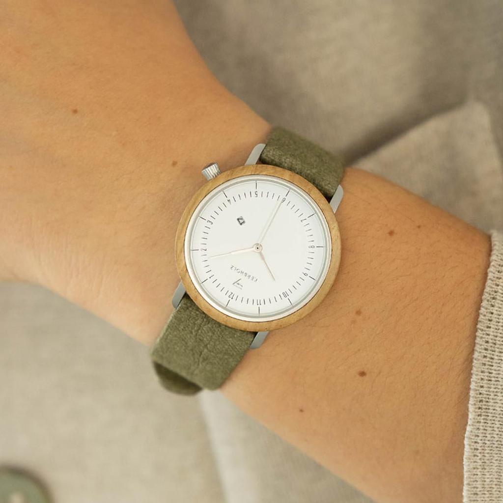 Curbholz German Genuine Imported MCAR7578 Women's Watch, Wooden, Design, Waterproof, Product,