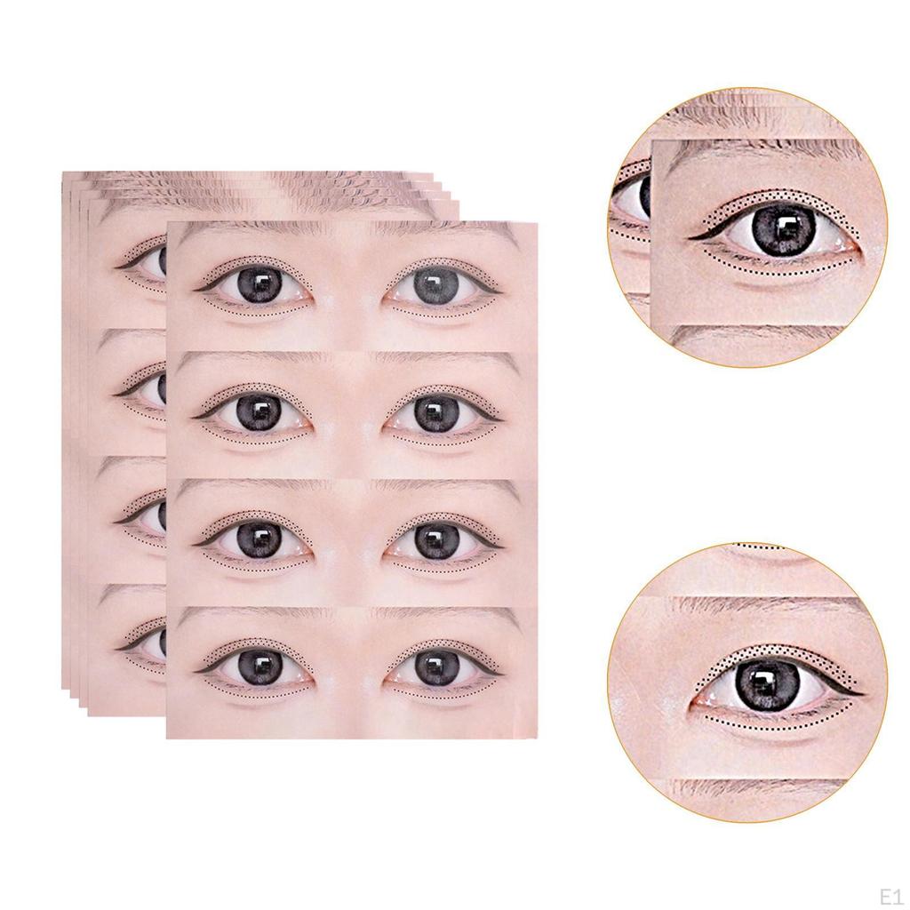 Eyelash Extension Sticker Lash Mapping Stickers Pad Grafting Tool Training Eye Pads