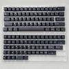114 Keys Ink Blue Double Shot PBT Keycaps Cherry Profile Custom Keyboard Key Caps for Gateron MX Switches Gaming Keyboards