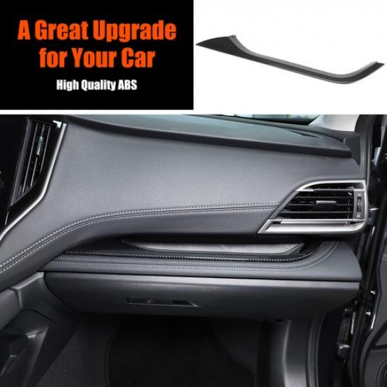 Carbon Fiber Center Console Dashboard Strip Trim Fit For Subaru Outback 21-23