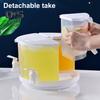 3L Easy To Clean Drink Dispenser Compartments Durable Fridge Lemonade Fruit Teapot