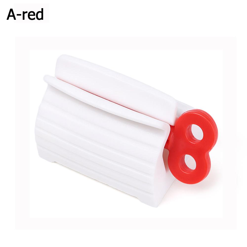 Принадлежности для ванной комнаты Пластиковый ручной выдавливатель зубной пасты, вращающийся держатель для тюбика, подставка для зубной щетки