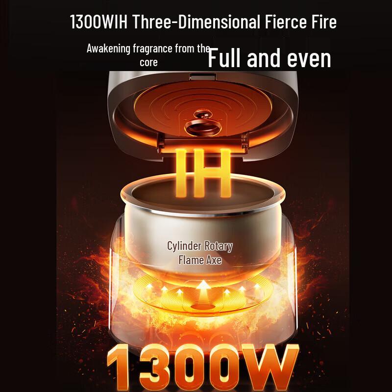 Горшок Supor Swirl Flame, рисоварка IH, штекер CN (адаптер в комплекте)