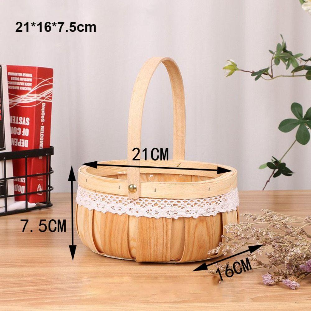 Плетеная корзина ручной работы из бумажной лозы, ручная работа, корзина для цветов, для кукол BJD / для кукол Ob11