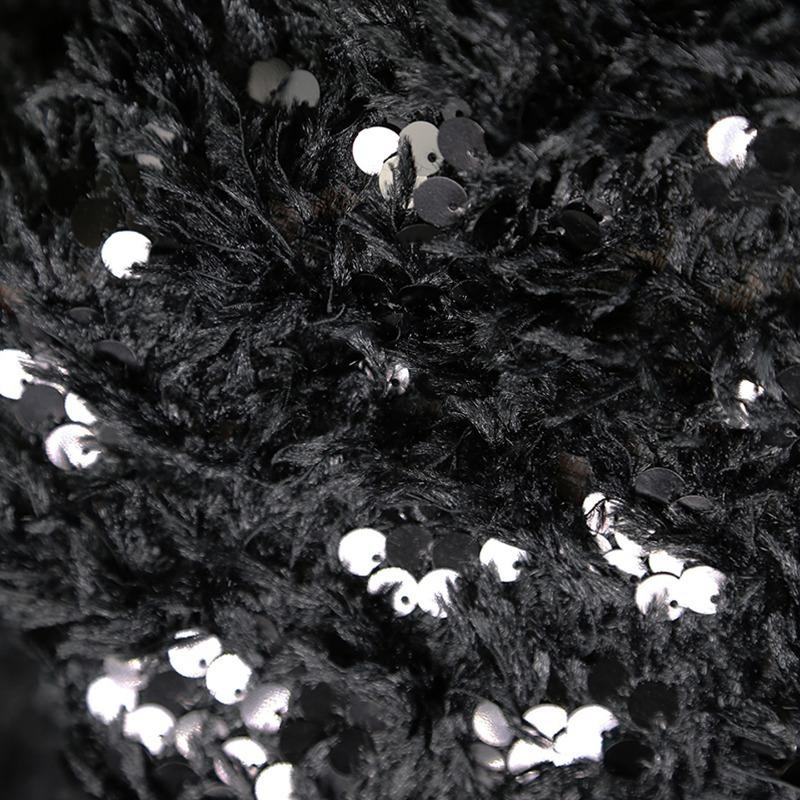 50x155см Ткань с вышивкой пайетками и бахромой из перьев для вечернего платья Креативной одежды Рукоделие DIY Шитье Кружевная вышитая ткань