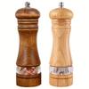 6 Inch Manual Pepper Grinder Rubberwood Acrylic Ceramic Core Fresh Ground Spice Mill