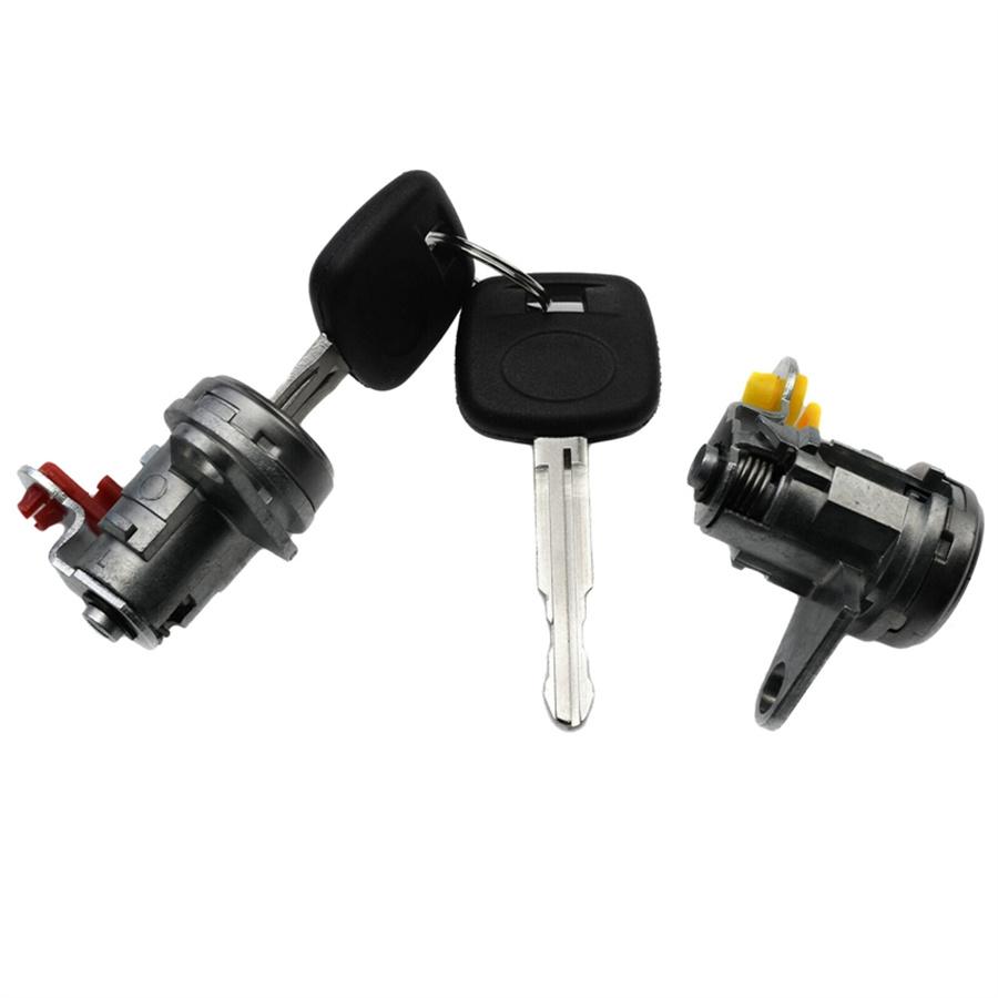 Door Lock Cylinder Set with Keys For Toyota Tacoma 1995-2004 Front Left & Right