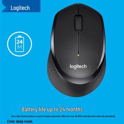 Logitech Беспроводная бесшумная мышь B330
