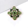 Pin Corsage Clothing with Crystal Brooch Wholesale Alloy Rhinestone Small Fashion Trade Card Accessories
