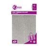 Iron-on Fabric - Ki-Sign - Silver - 15x20 Cm - Glitter - Ideal for Customizations