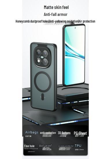 Магнитный полупрозрачный матовый защитный чехол для Redmi K90 Max, Xiaomi 17U и POCO X8 Pro