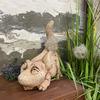 Garden figure dragon pacifier made of concrete