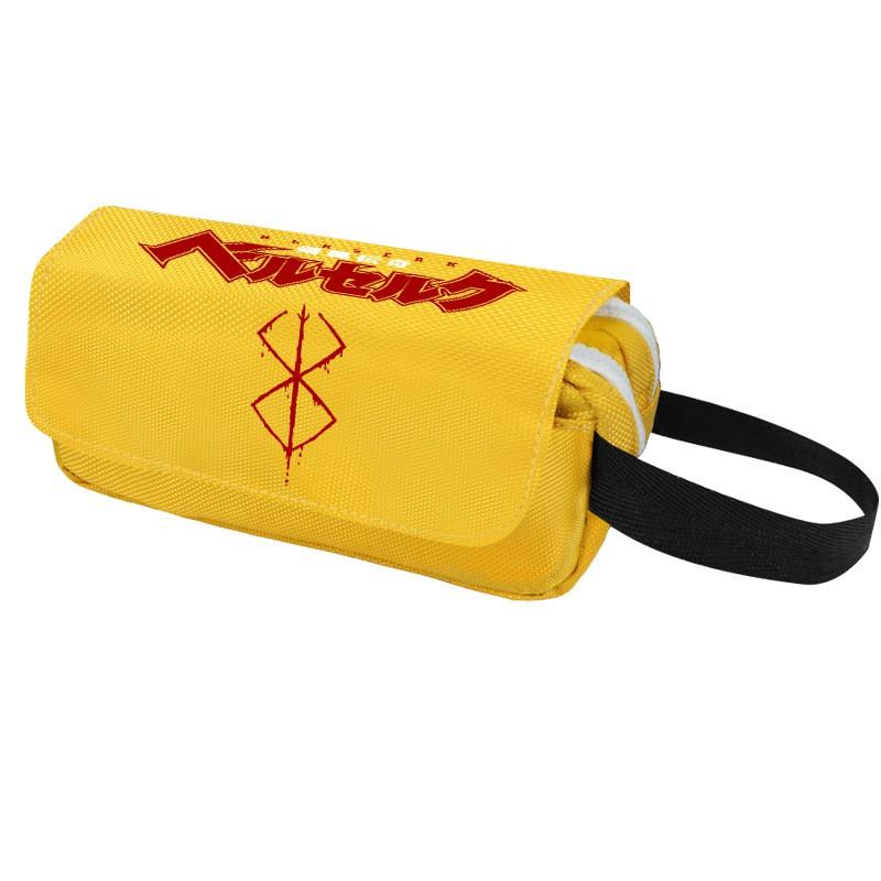 Berserk Anime Pencil Case Double Zipper Multi-functional Stationery Pouch Students