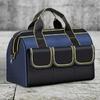 11 Inch Multifunctional Electrician Tool Bag, Thickened Large‑Capacity Waterproof Wear‑Resistant Multi‑Pocket Storage Carry Bag