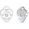 Earrings - Silver Steel - Guess - JUBE05058JWRHT/U