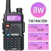 Baofeng-рация Uv 5r, Radio De Caza, 1-10 км, Comunicador Profesional, 8 Вт, рация De Largo Alcance