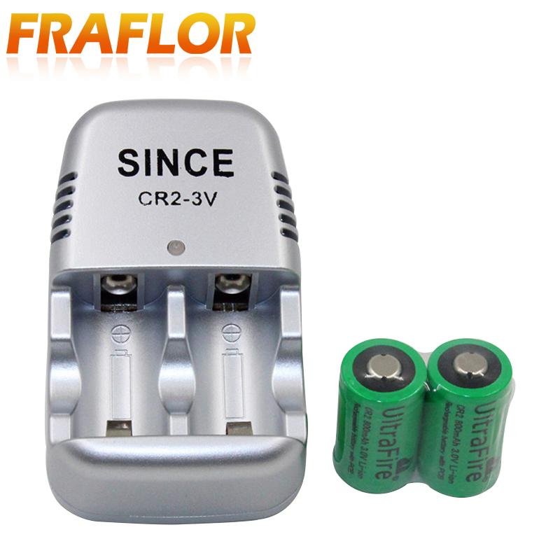 AC 110-240V Input CR2 3V (15270) AI-BALL Mini Wifi Camera Rangefinder Battery Charger With 2PCS Rechargeable Li-on Battery