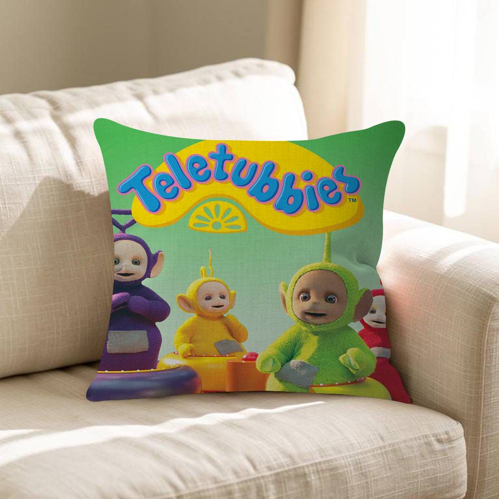 Cartoon TTeletubbies Cushion Cover Decorative Pillow Sofa Home Decor Case Pillow Cases