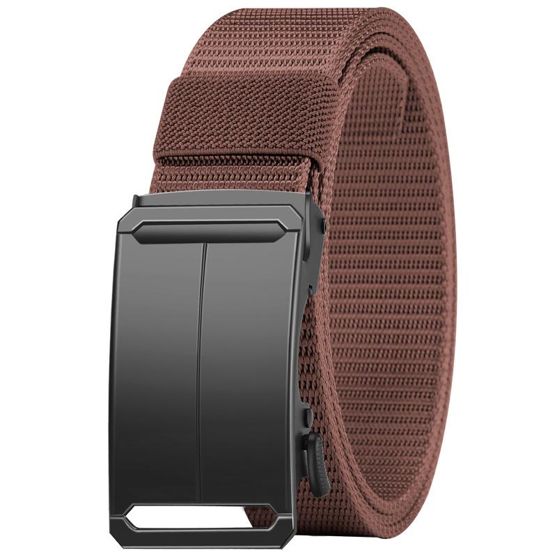 Trendy Luxury Brand Men Business Belt Casual Durable Braided Belt Weave Waist Band