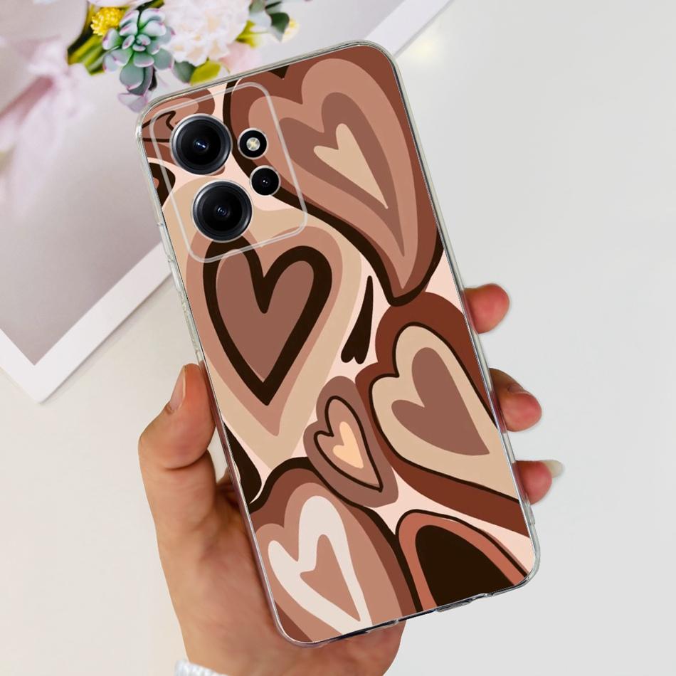Для Xiaomi Redmi Note 12 Global Стильный Чехол для Телефона Мягкий Силикон ТПУ Задняя Крышка Для Redmi Note 12 Pro 4G Note12 12Pro