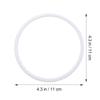 12Pcs Dreamcatcher Frame Set 16Cm White Plastic Circles for DIY Craft Projects Mandala Wall Art Dreamcatcher Plastic Ring