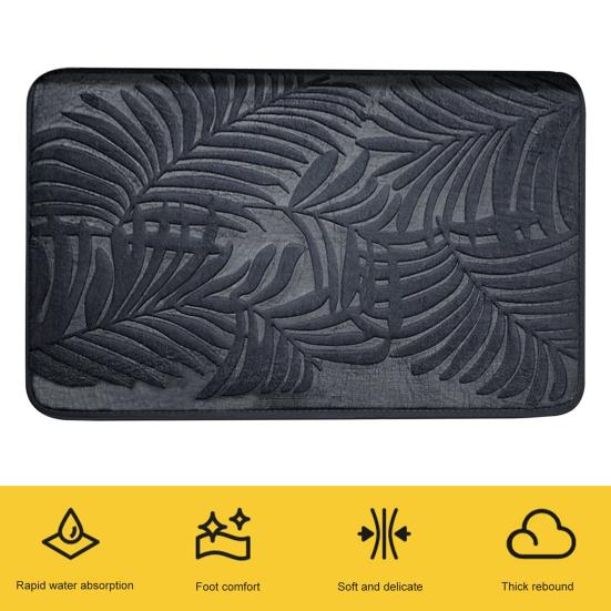 Waterproof Doormat Indoor Outdoor Floor Mat Super Resistant Moisture-absorbing Non Slip Easy