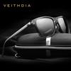 VEITHDIA Unisex Retro Aluminum+TR90 Sunglasses Polarized Lens Vintage Eyewear Sun Glasses