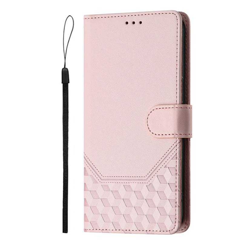 Applicable MOTO edge 60 Fusion Honeycomb Embossed Phone Case for Motorola G86Card slot case