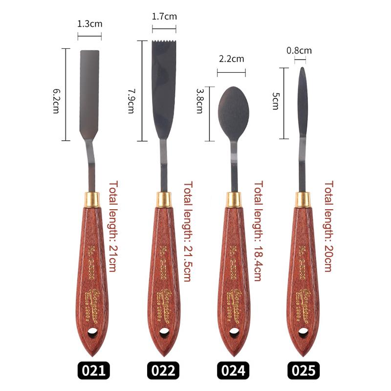 Художественный мастихин, набор мастихинов для живописи, нож для смешивания краски, скребок, мастихин из нержавеющей стали, художественный мастихин для живописи