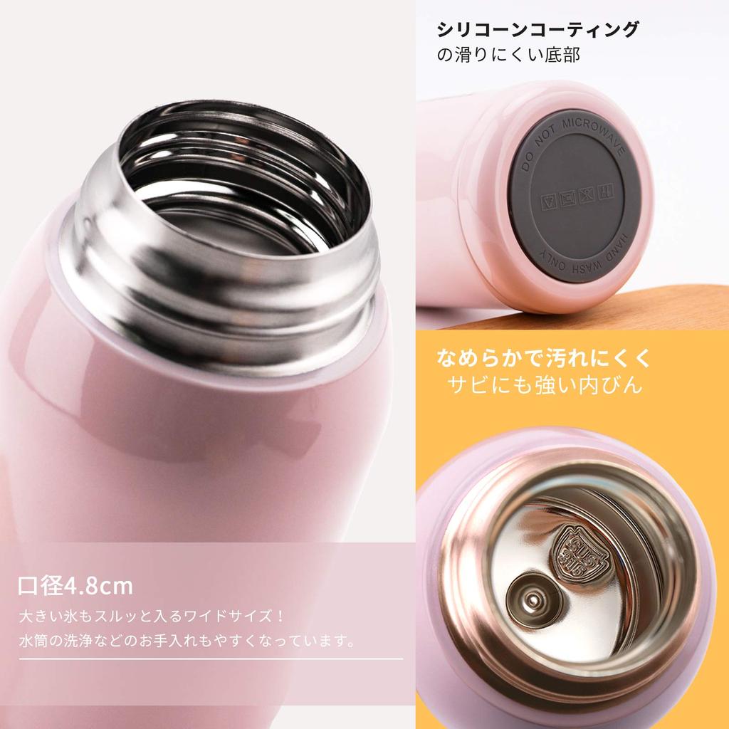 Bunnytoo Water Bottle for Straw Vacuum Hot and Kids Vacuum Double Stainless Steel Mug Cup Pouch Straw Type Cup 316 Stainless Patented Product Drink