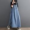 Летнее свободное повседневное модное джинсовое платье-комбинация для женщин без рукавов Harajuku Y2K All-match Карманный халат А-силуэта для женщин Vestidos