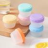 6Pcs Sauce Cup 60ml Leakproof Salad Dressing Container Reusable Condiment Dispenser for Picnics Traveling Kitchen Supplies